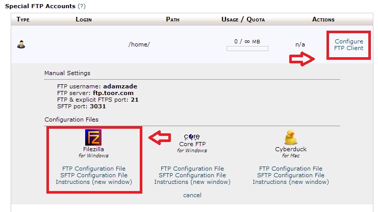 Step 3 - FTP